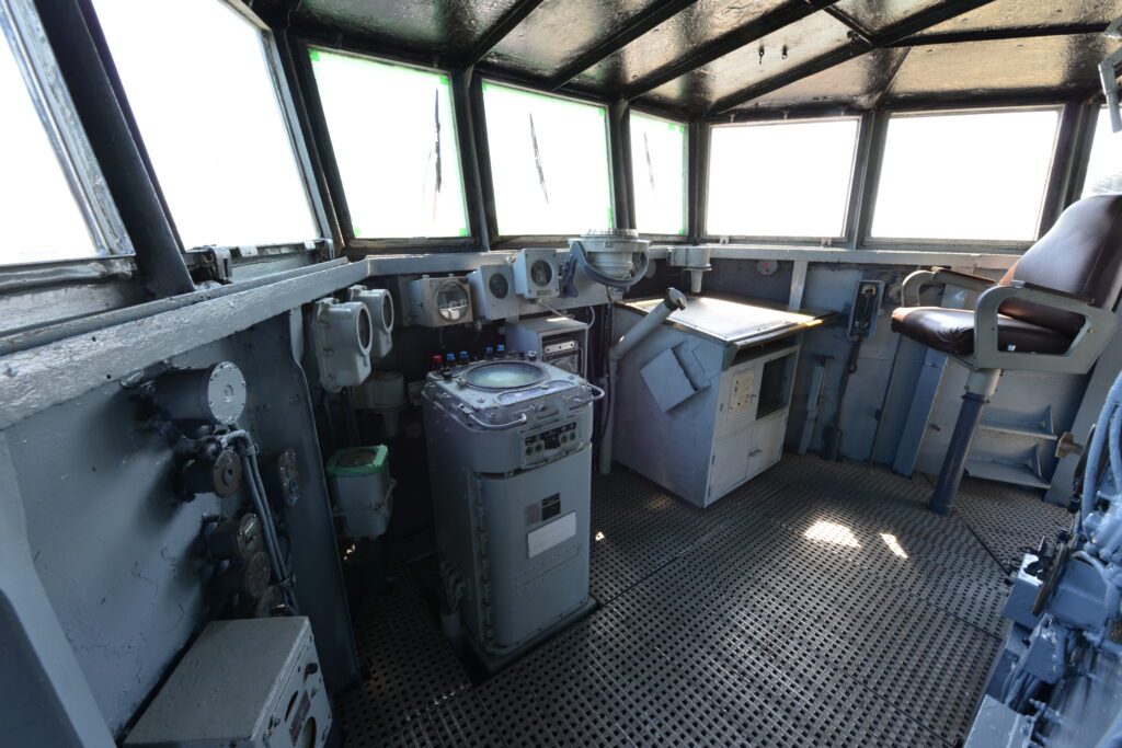 The interior of a U.S. Navy Destroyer